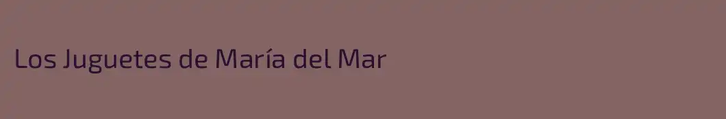 Los Juguetes de María del Mar 